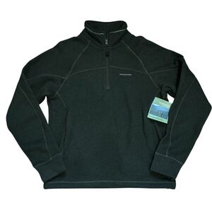 Craghoppers Mens Risor HZ Half Zip Fleece Dark Cedar Marl -‎ UK Small NWT